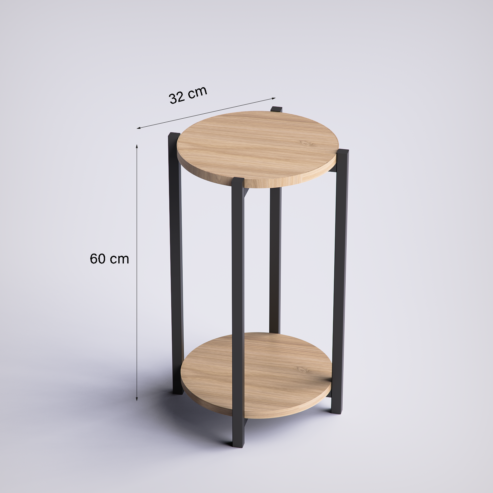 Urban Duo Side Table UST-BN