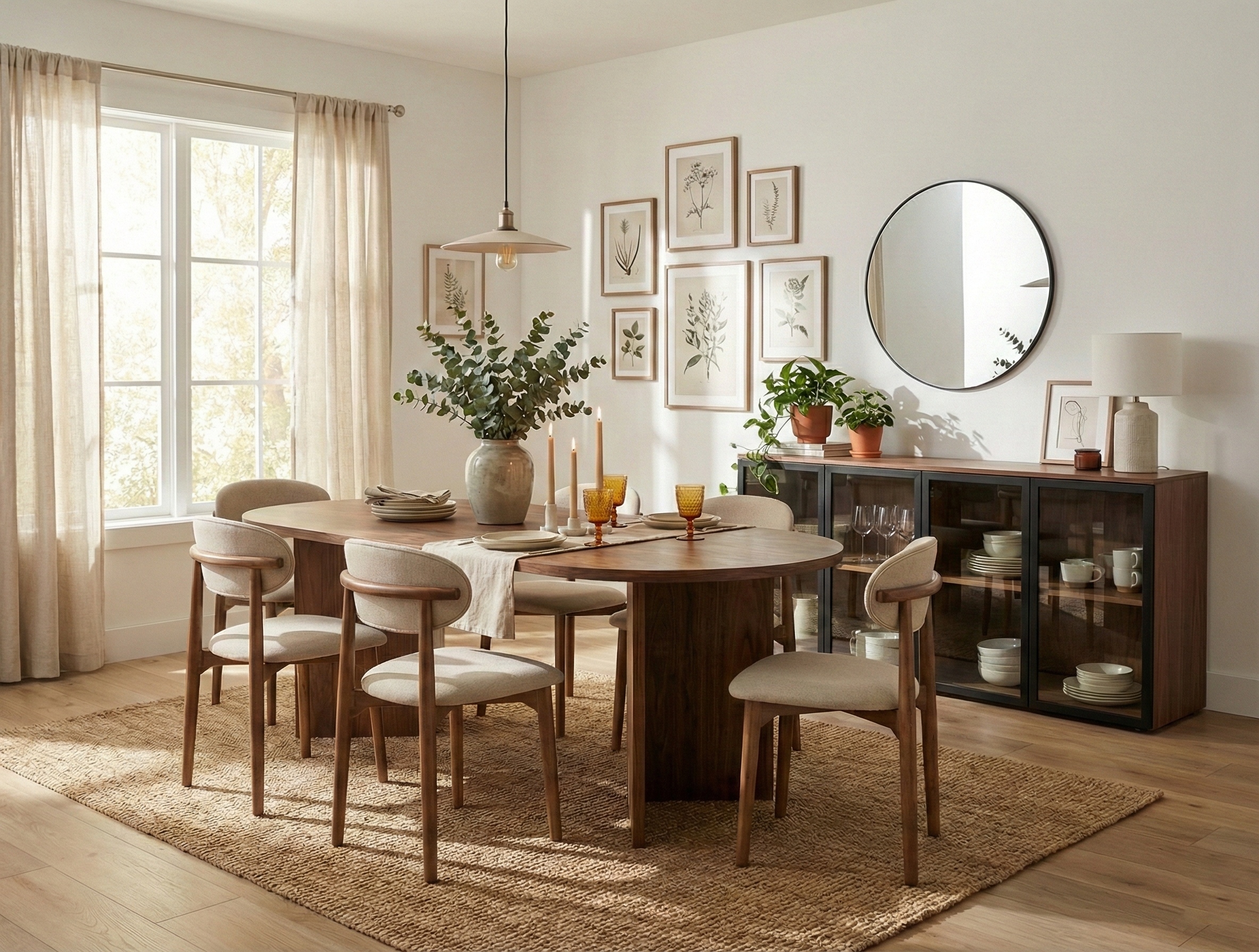 Vista Dinning Room Set غرفه سفره مودرن فيستا 6 كراسي