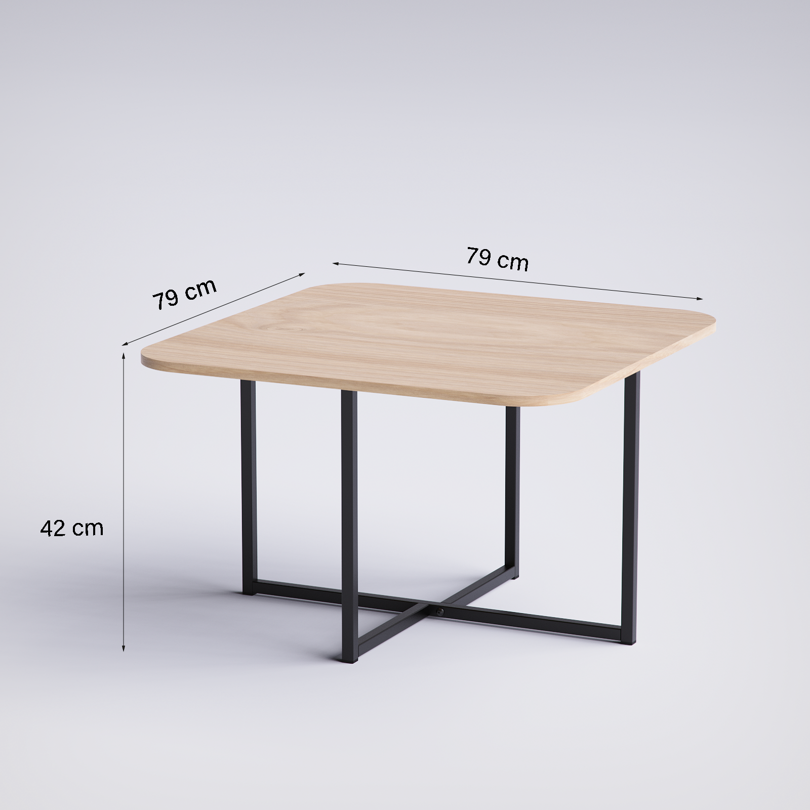 Vista Square Slim VSS-BN