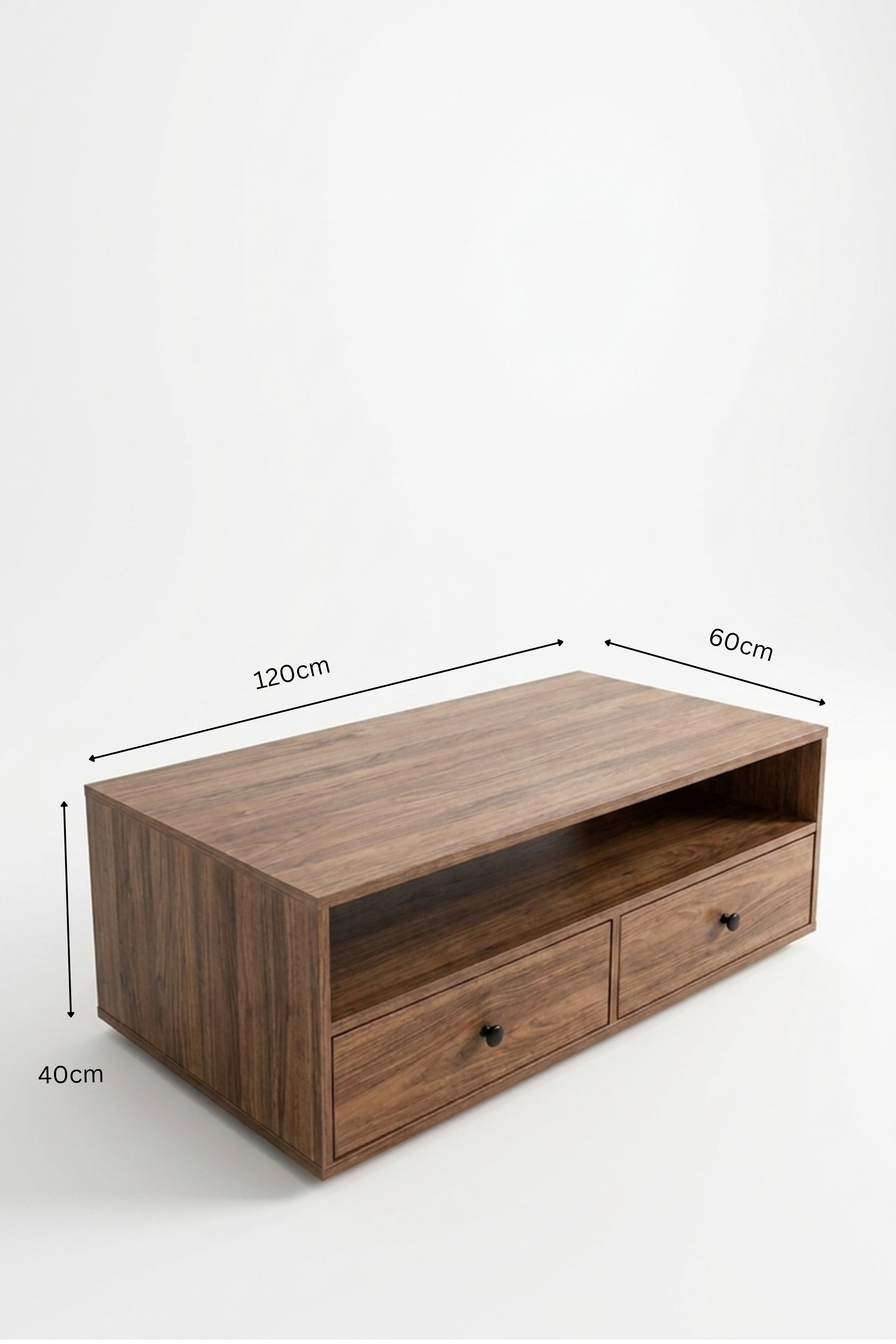 Brix Coffee Table CT7-B ترابيزه خشب مودرن
