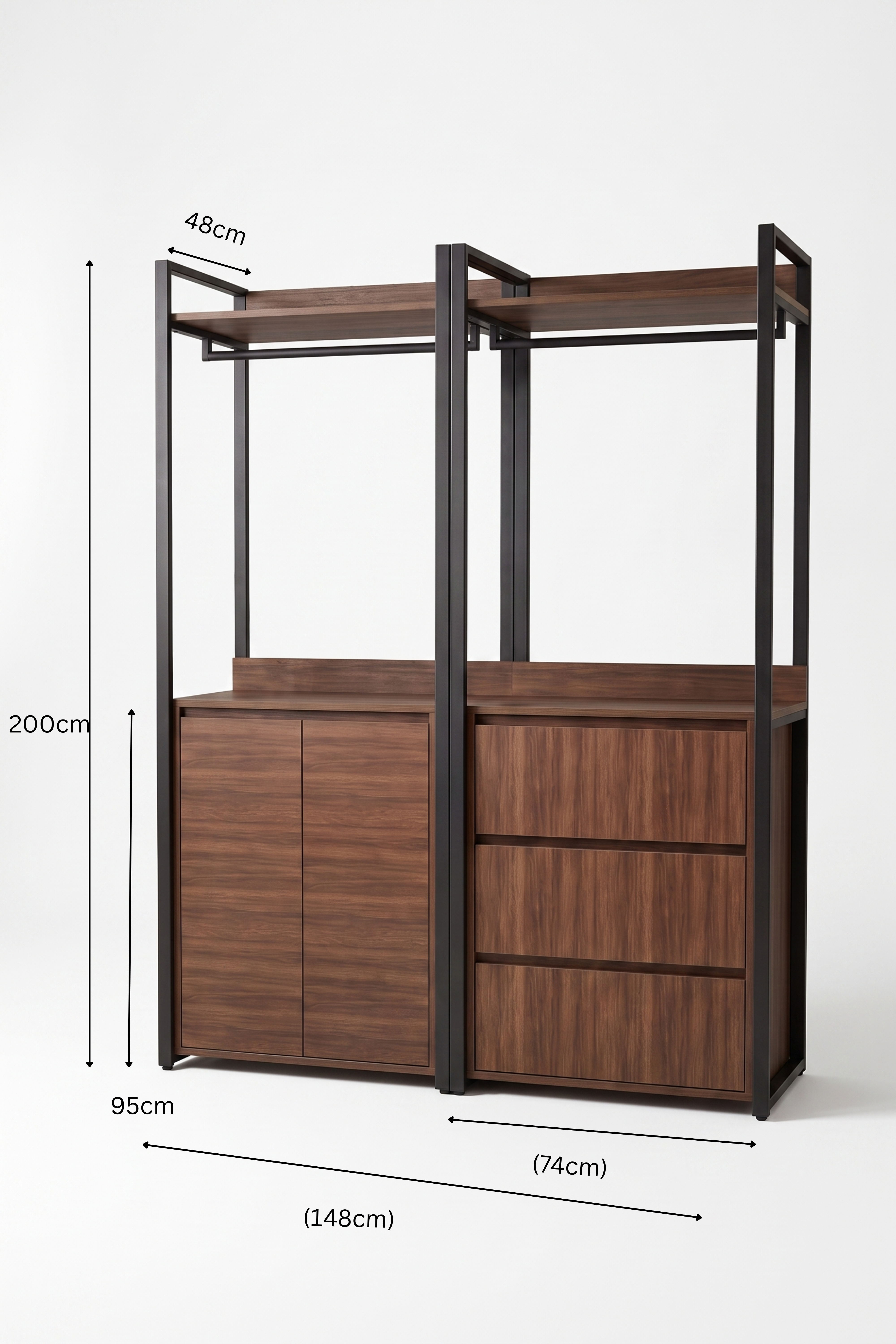 Urban Wardrobe UW22-BB دولاب معدن