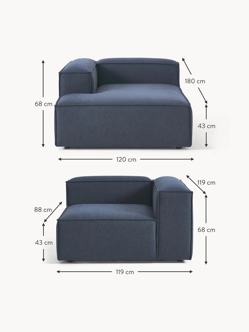 Block 2 Seater L shape Sofa