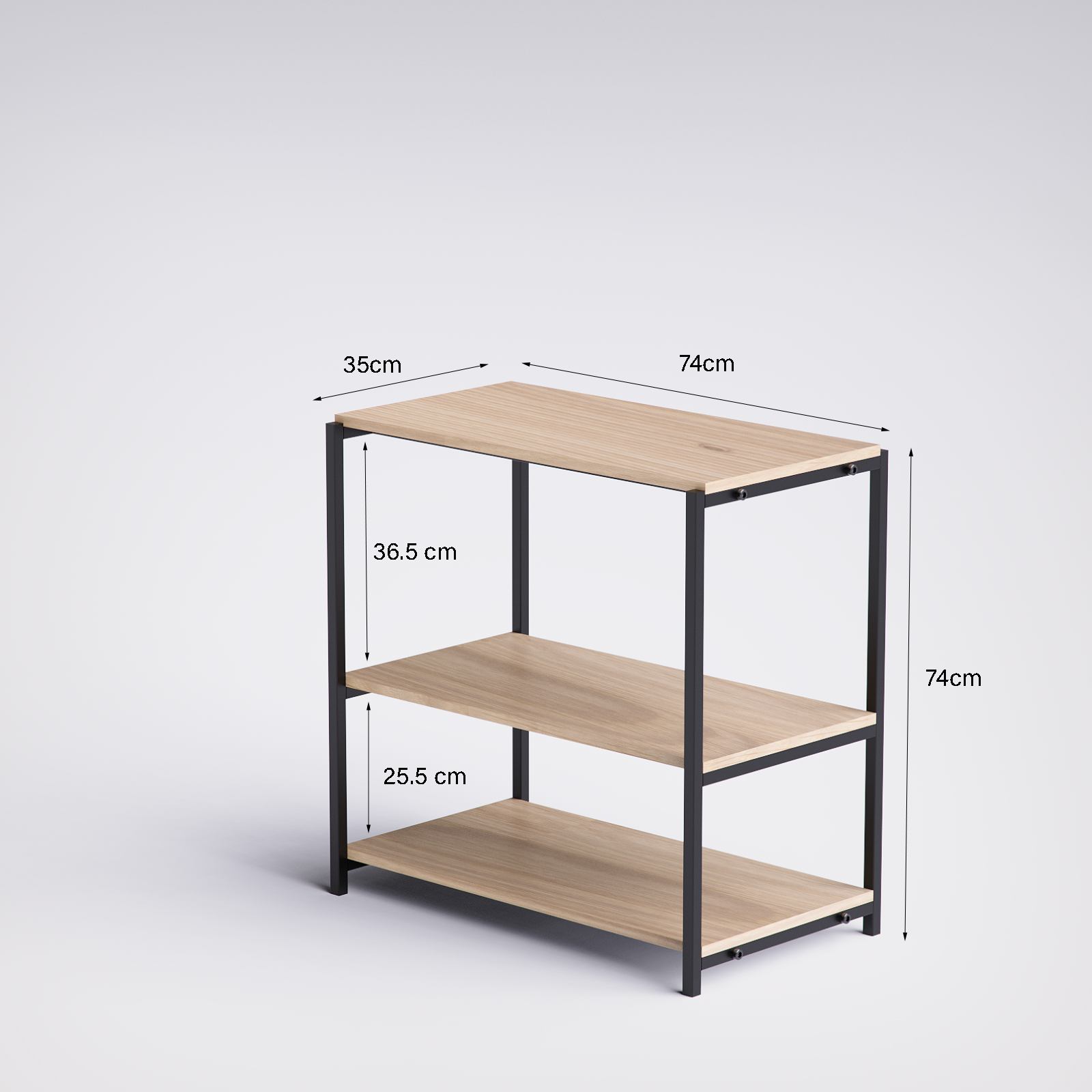 Block 3 Tier Kitchen Rack -BK3-BN
