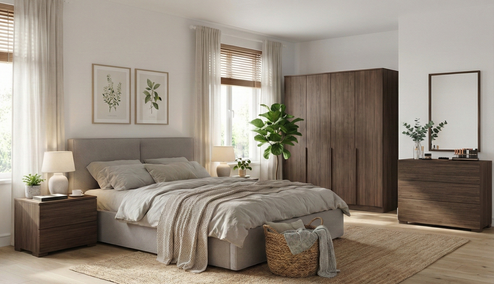 Block Modern Bedroom Set Bundle  BD6 -غرفة نوم مودرن