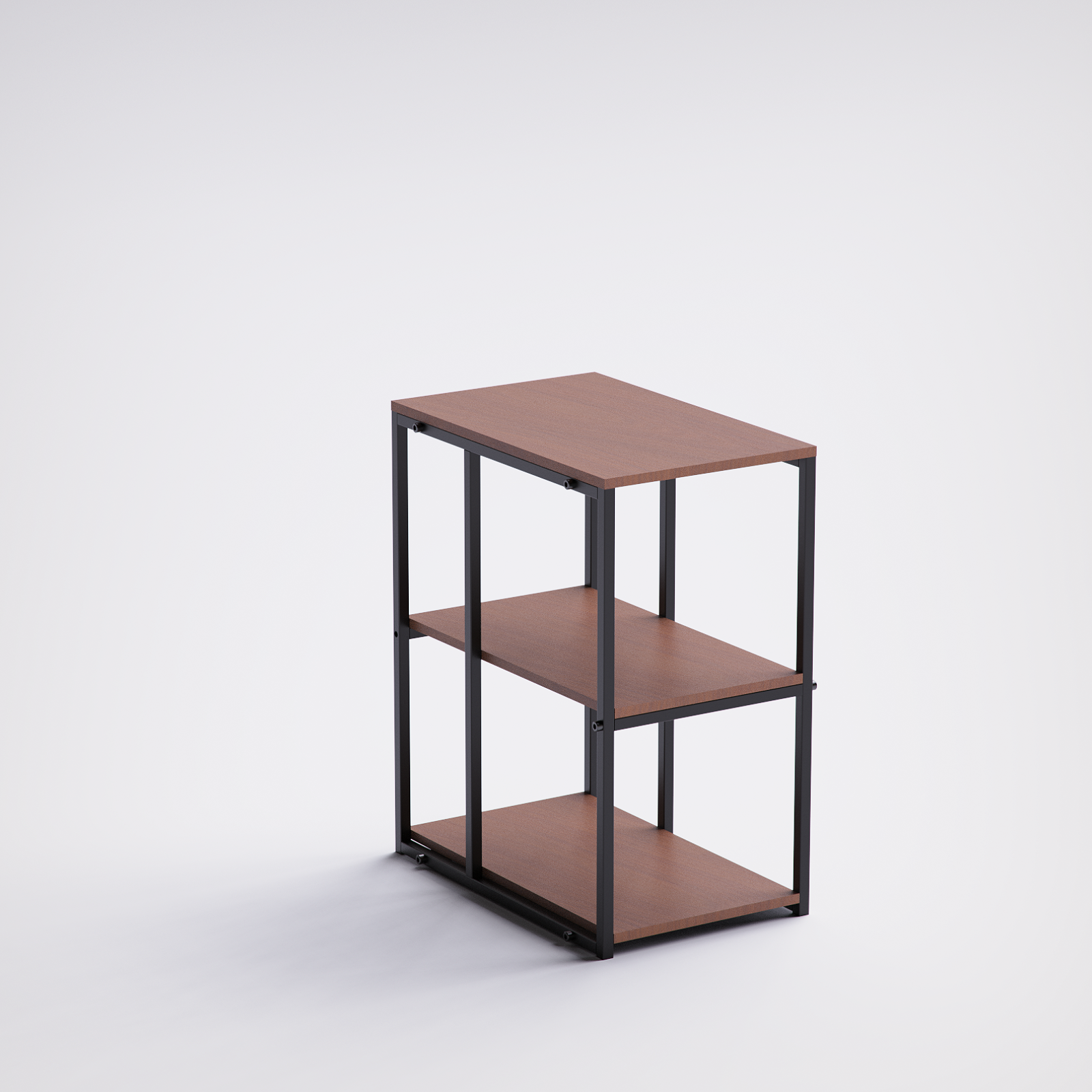 Block Desk  With Double Side Shelving -BD8-BB
