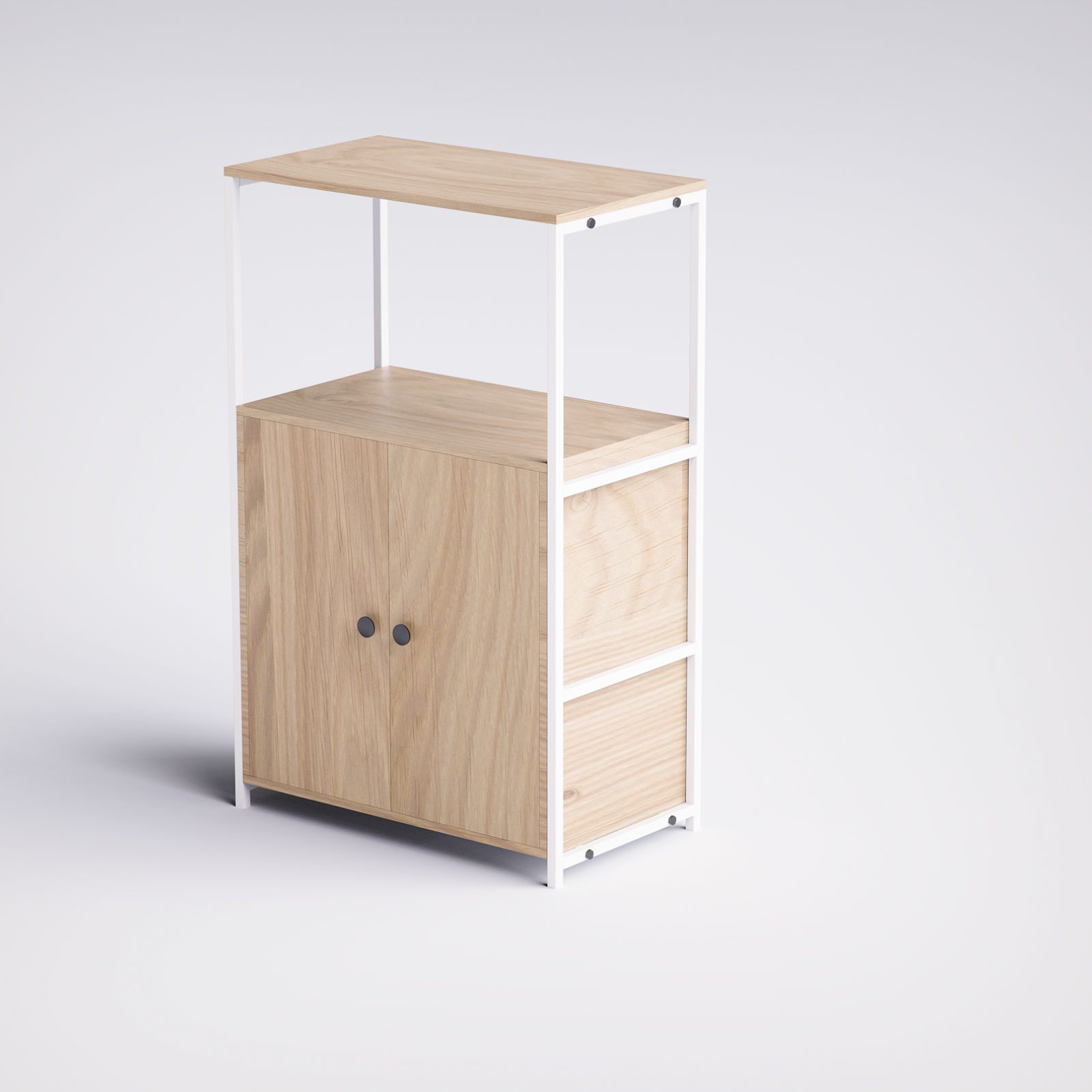 Block File Cabinet BC01-WN