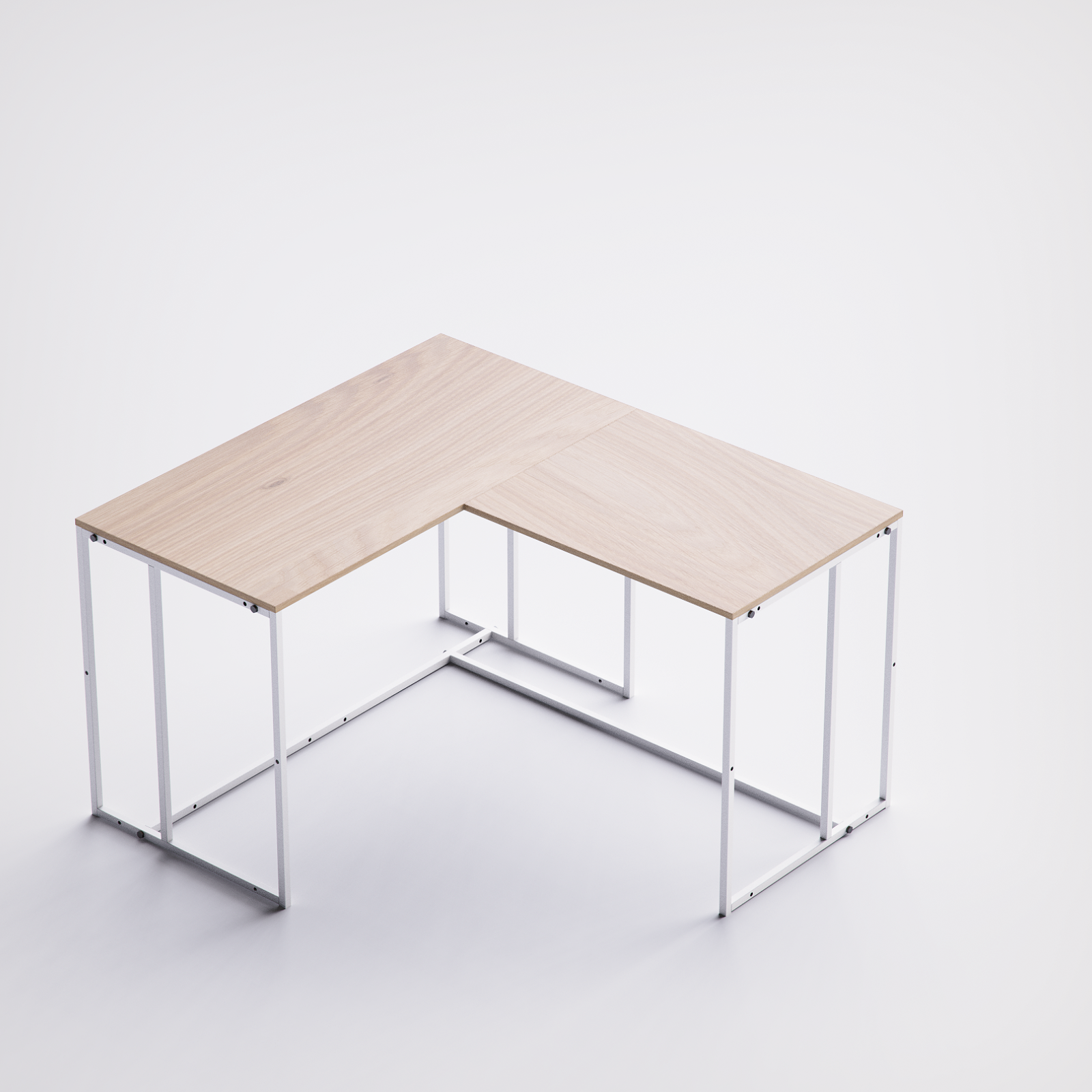 Block L -Shape Desk BD10-WN