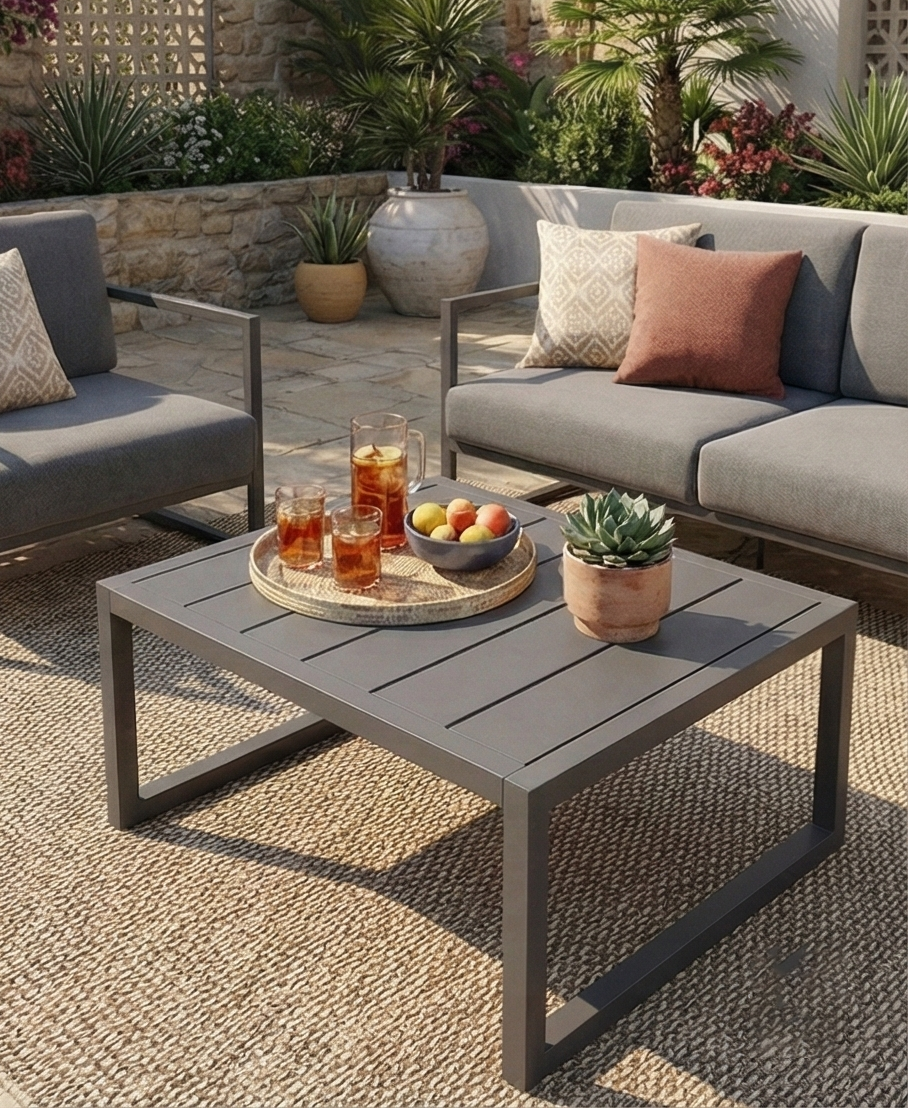 Block Outdoor Set -BOD1- Black & Grey