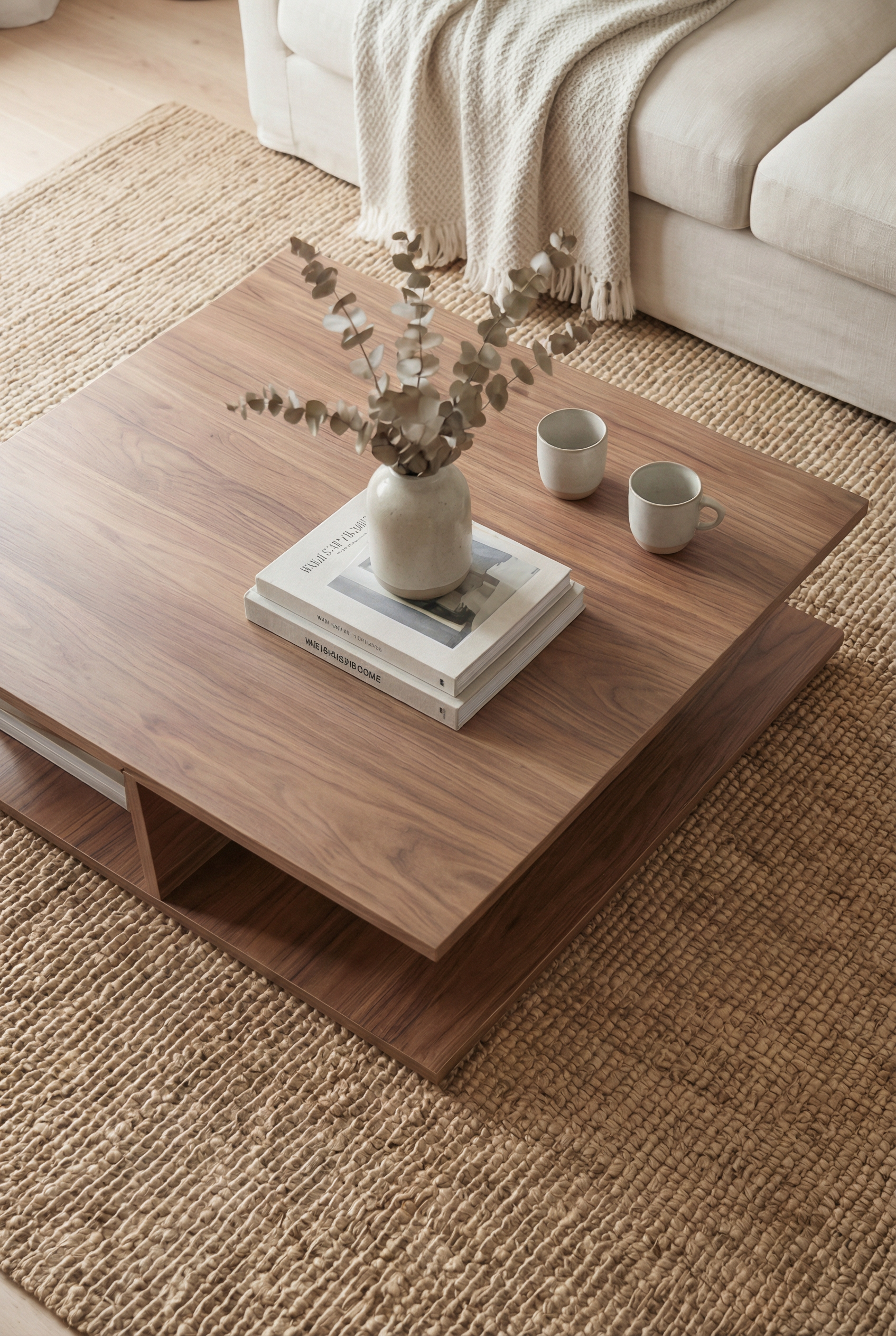 Brix Coffee Table CT3-B ترابيزه خشب مودرن