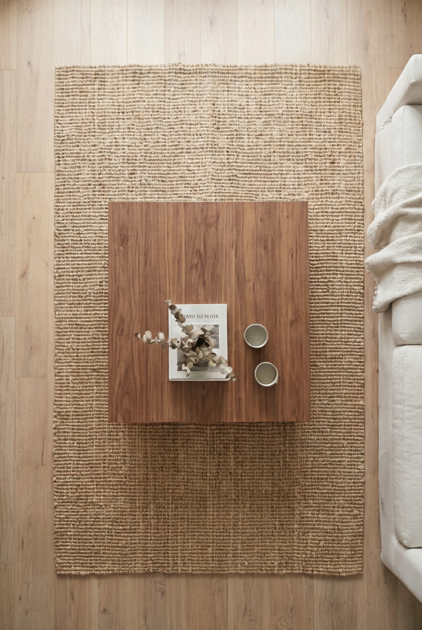 Brix Coffee Table CT3-B ترابيزه خشب مودرن