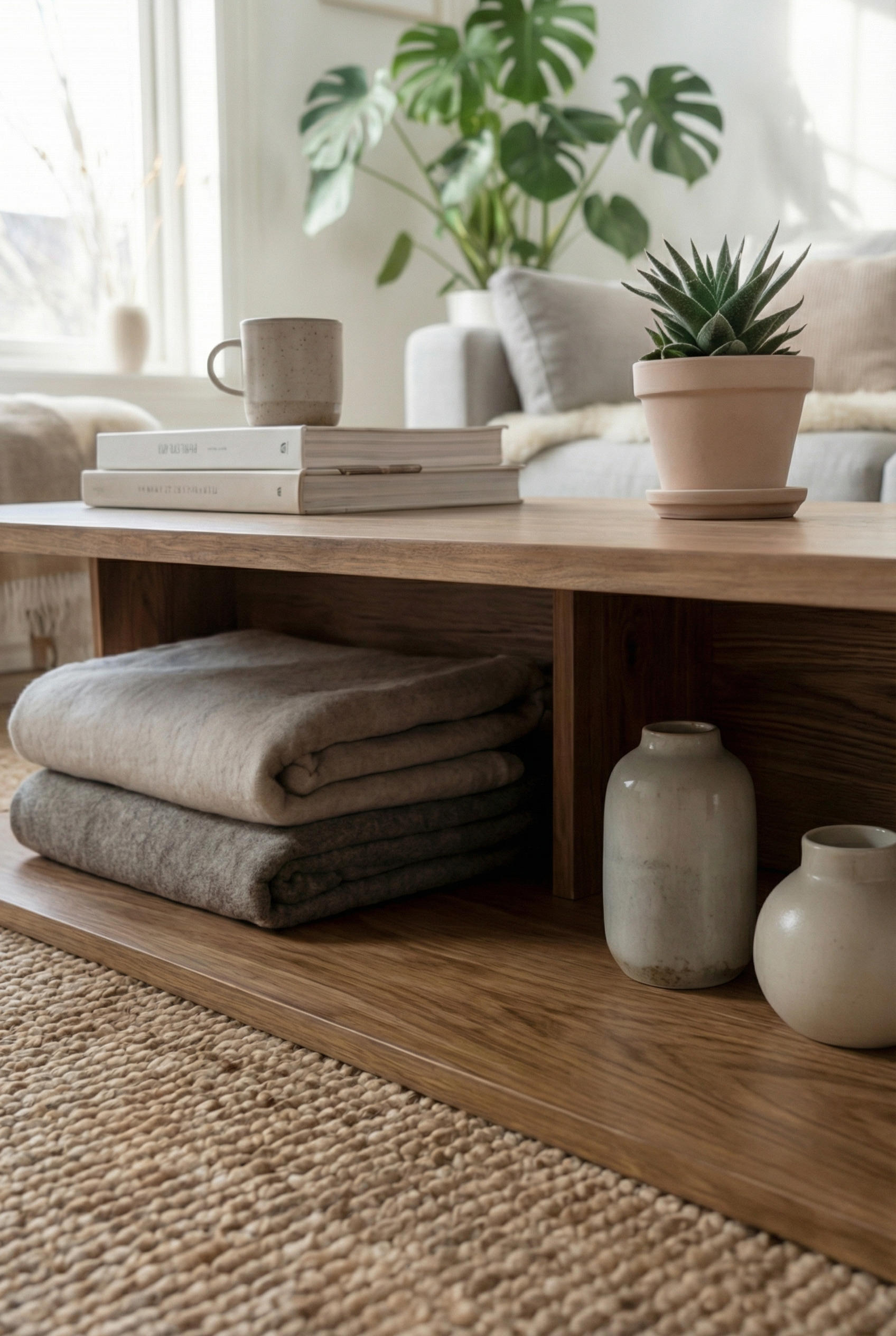 Brix Coffee Table CT4-B ترابيزه خشب مودرن