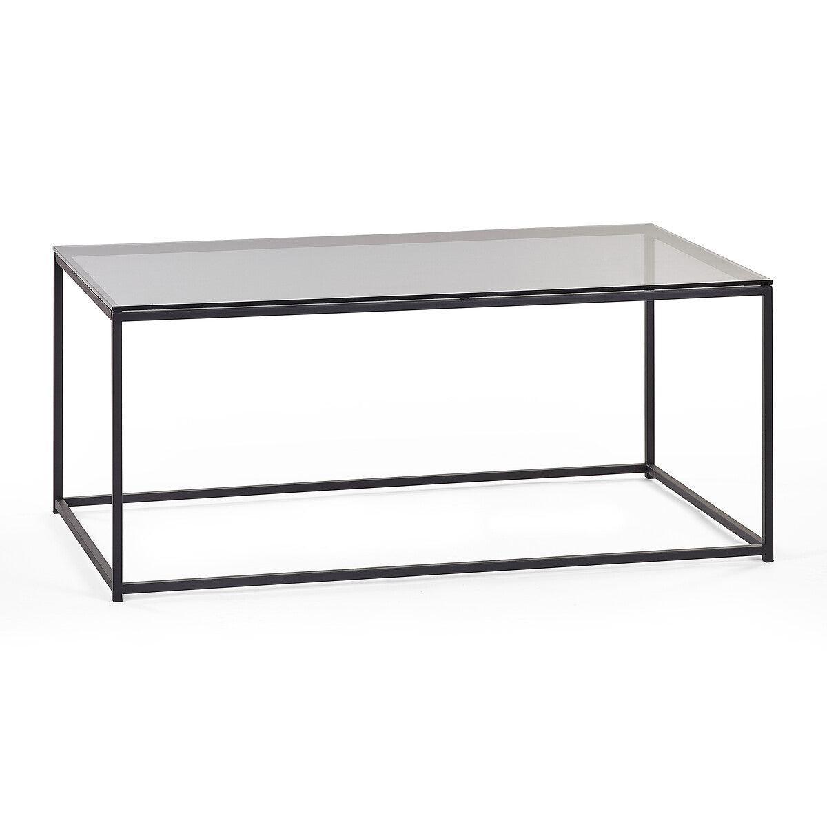 Drift Rectangular Smoked Glass Coffee Table