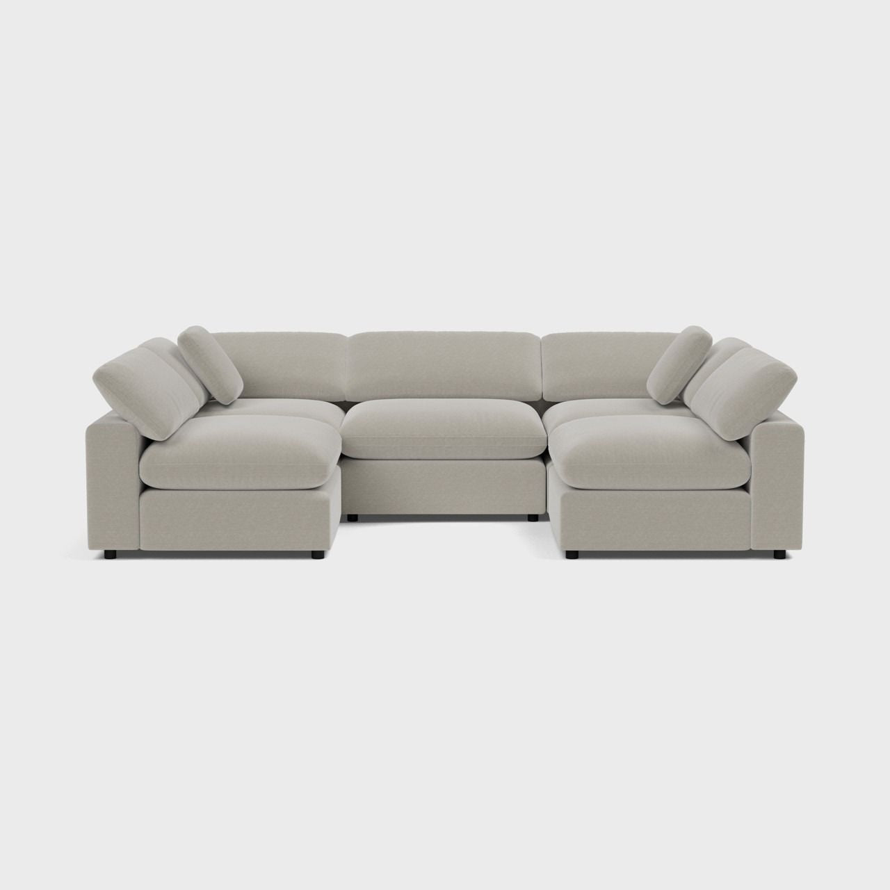 Fold Five Seater U Shape