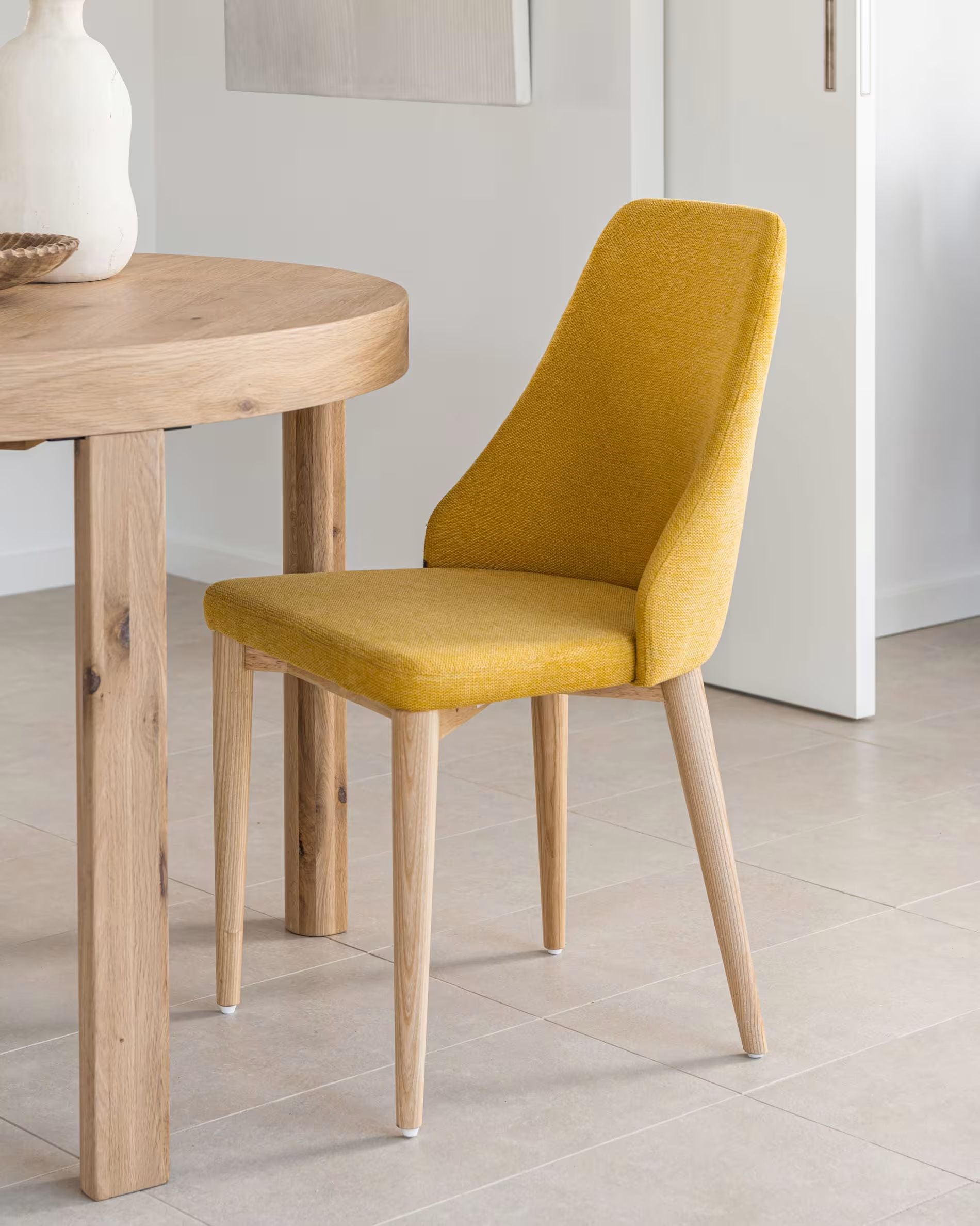 Fold Dinning Chair (Yellow)