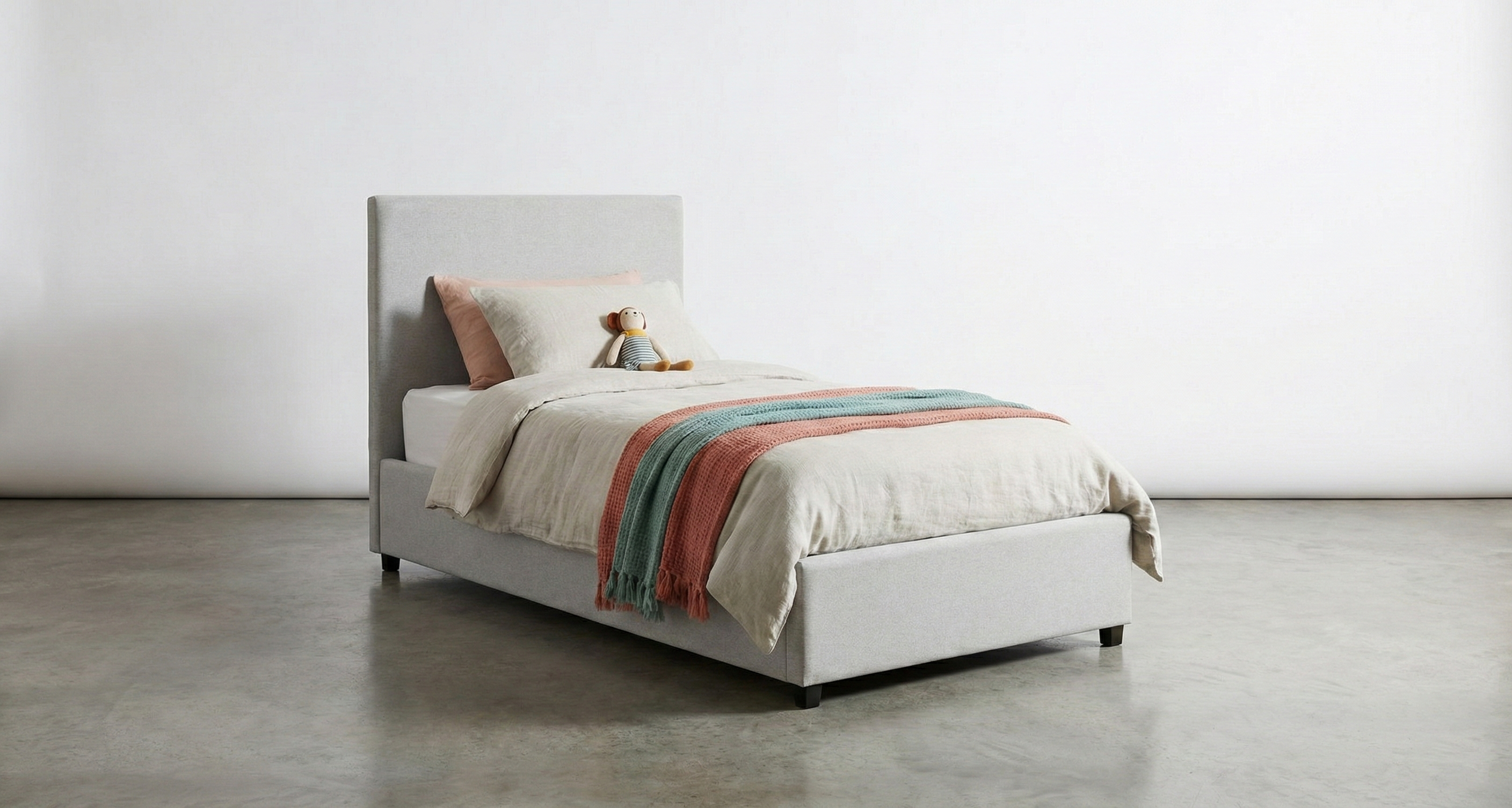 Fold  Double Bed Kids Bedroom KRD3-S-W غرفه نوم اطفال مودرن