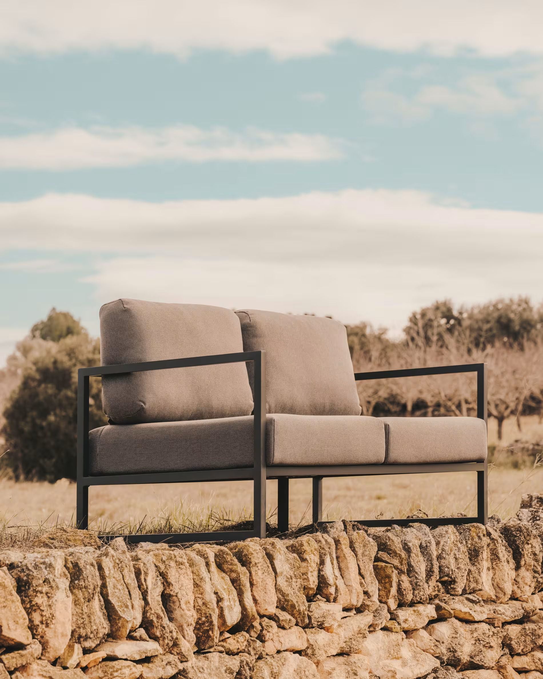Fold Outdoor 2 seater (Beige)