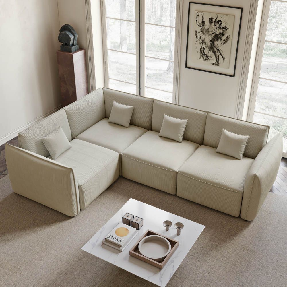 Kanso Four Seater L Shape