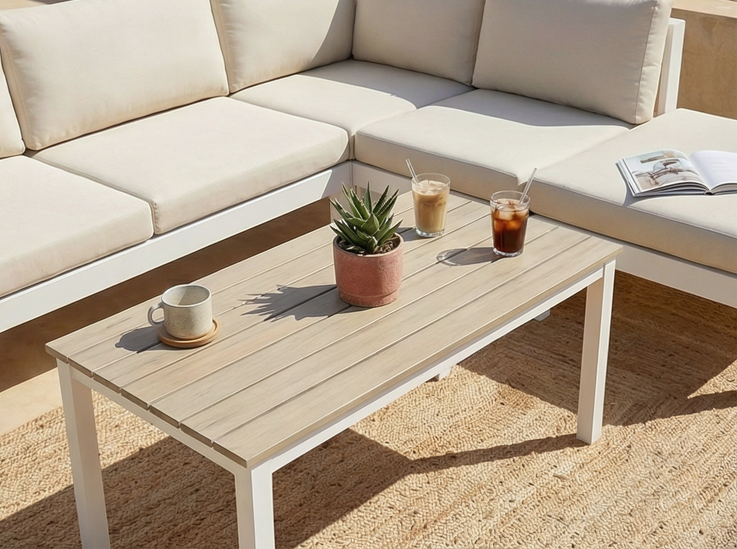 Kanso Outdoor - KOD4-White & Biege