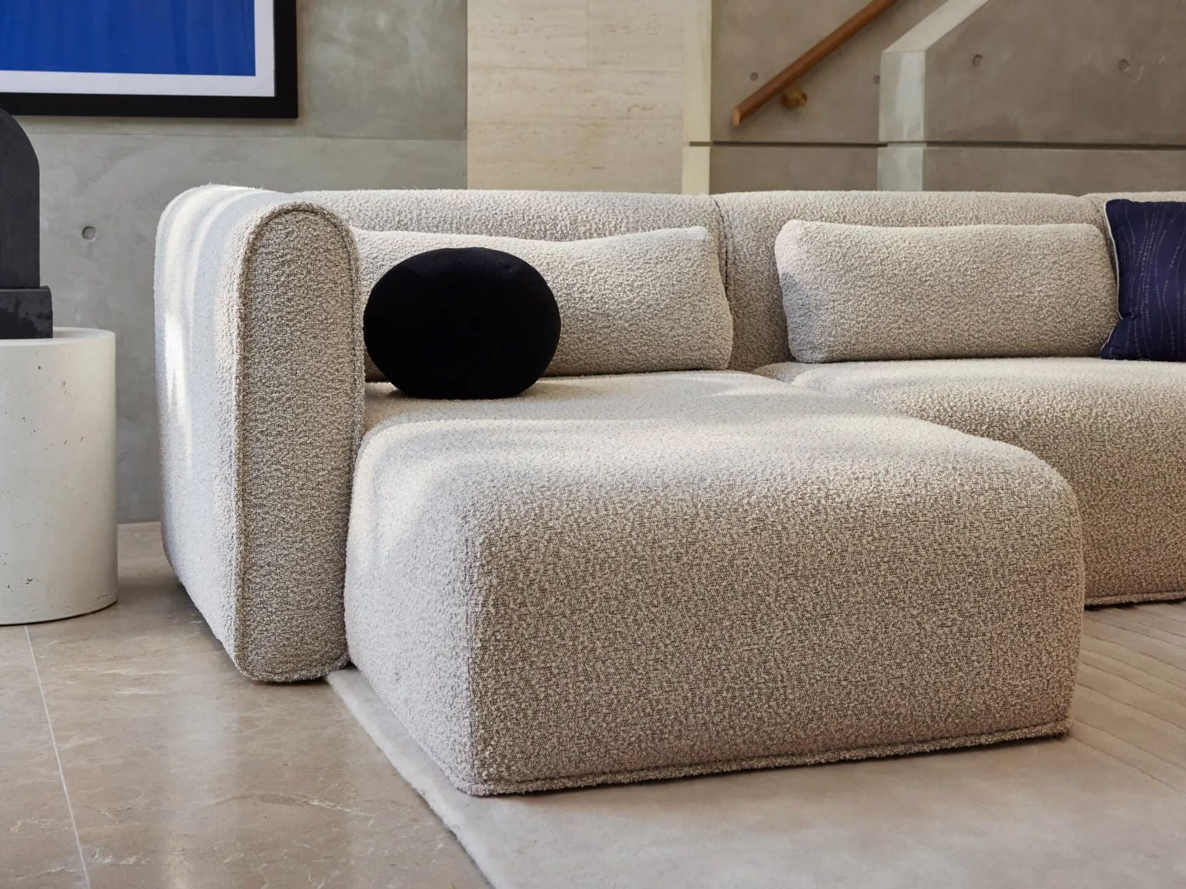 Loom Three Seater Chaise Lounge