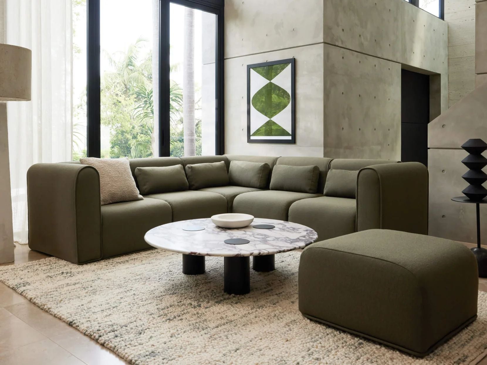 Loom Five Seater L Shape