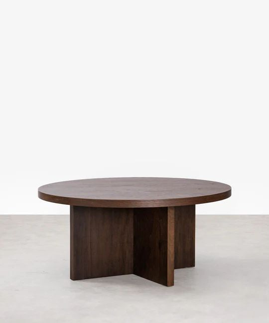 Loom Round Coffee Table (Brown)