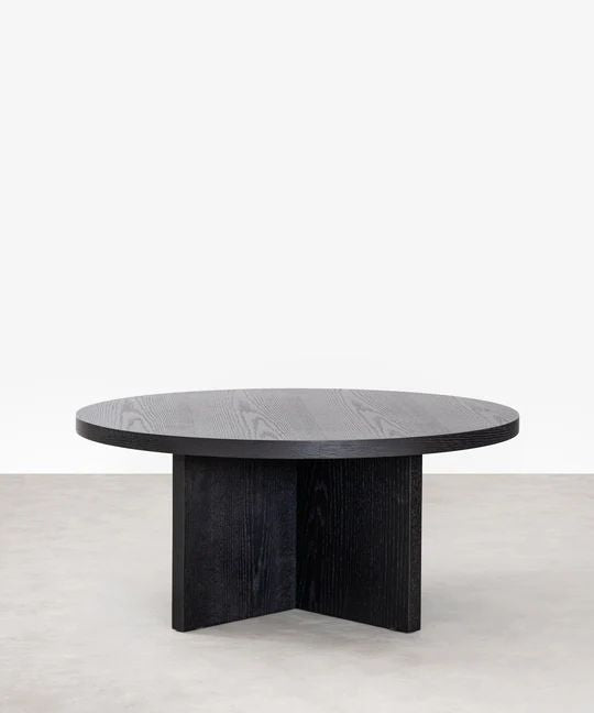 Loom Round Coffee Table (Black)