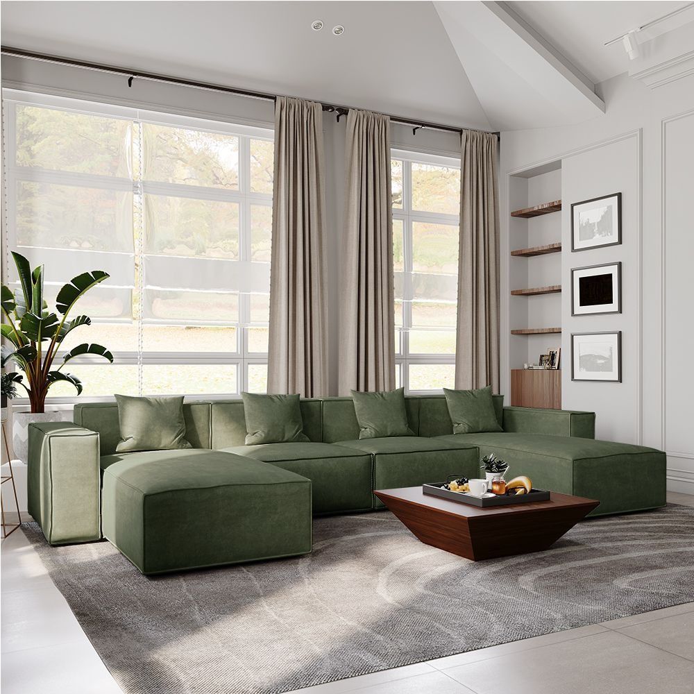 Metro Four Seater Chaise Lounge U Shape