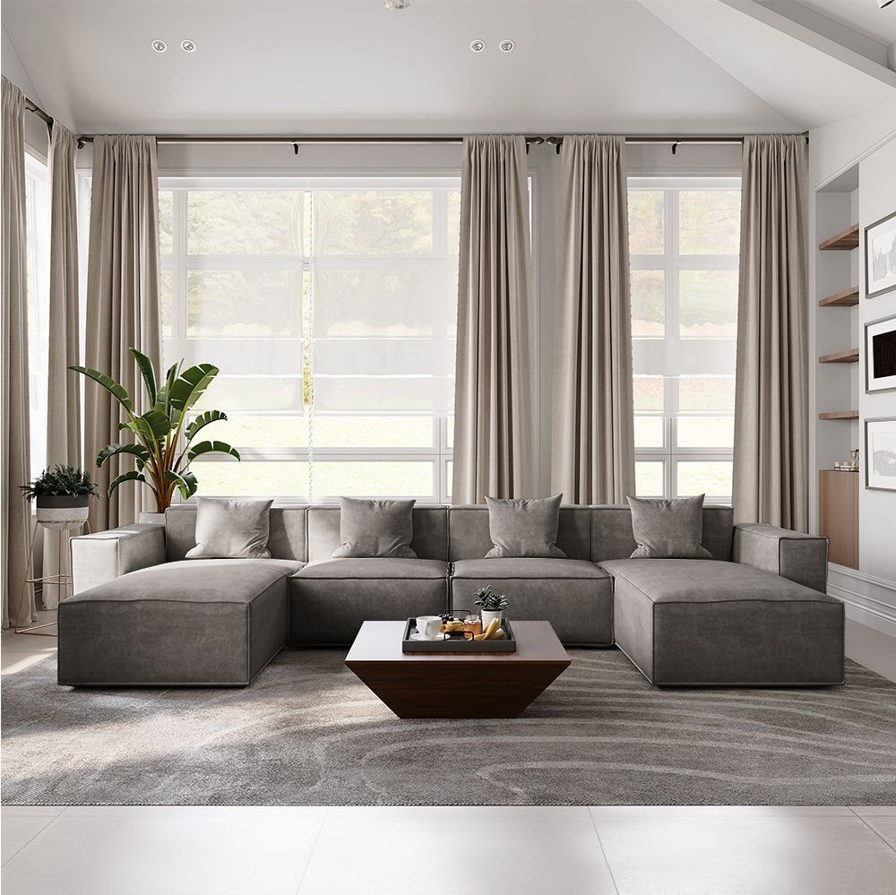 Metro Four Seater Chaise Lounge U Shape