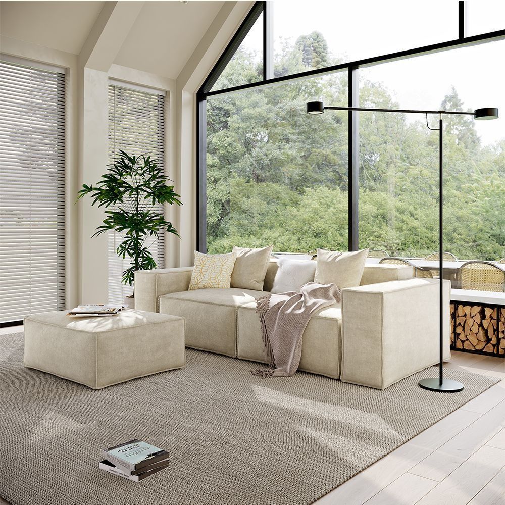 Metro Two Seater with Ottoman