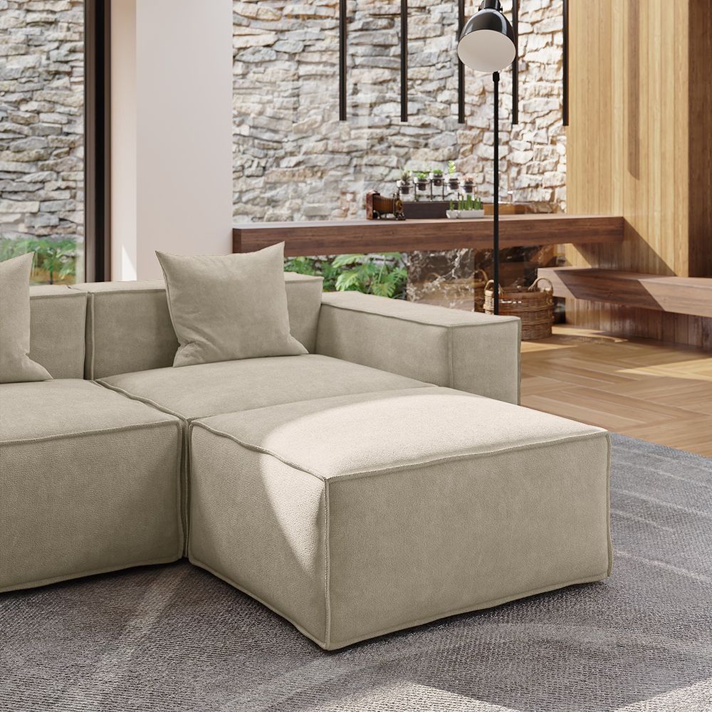 Metro Four Seater with Ottoman