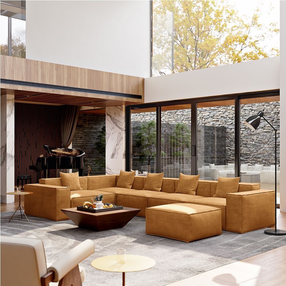 Metro Five Seater L Shape with Ottoman