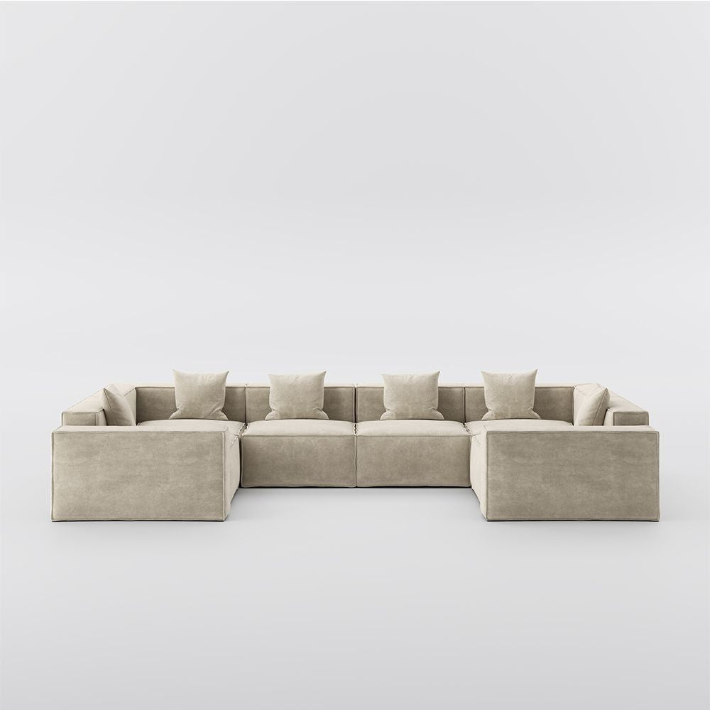 Metro Six Seater U Shape