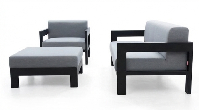 Metro Outdoor Set MOD2-Black & Grey