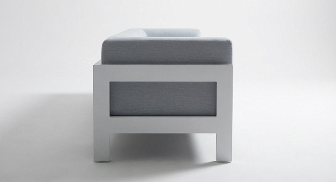 Metro Outdoor Sofa MOD1-White & Grey