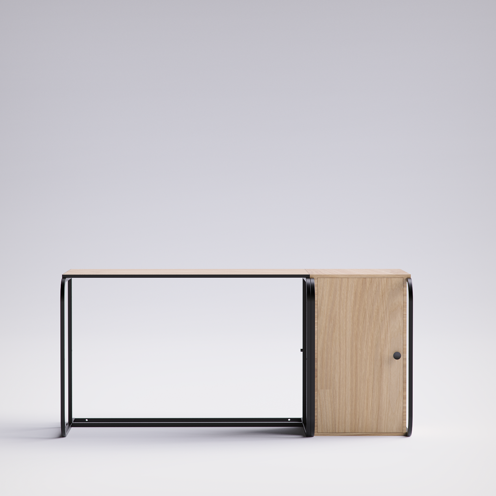 Swift Desk With Door Cabinet -SD5-BN