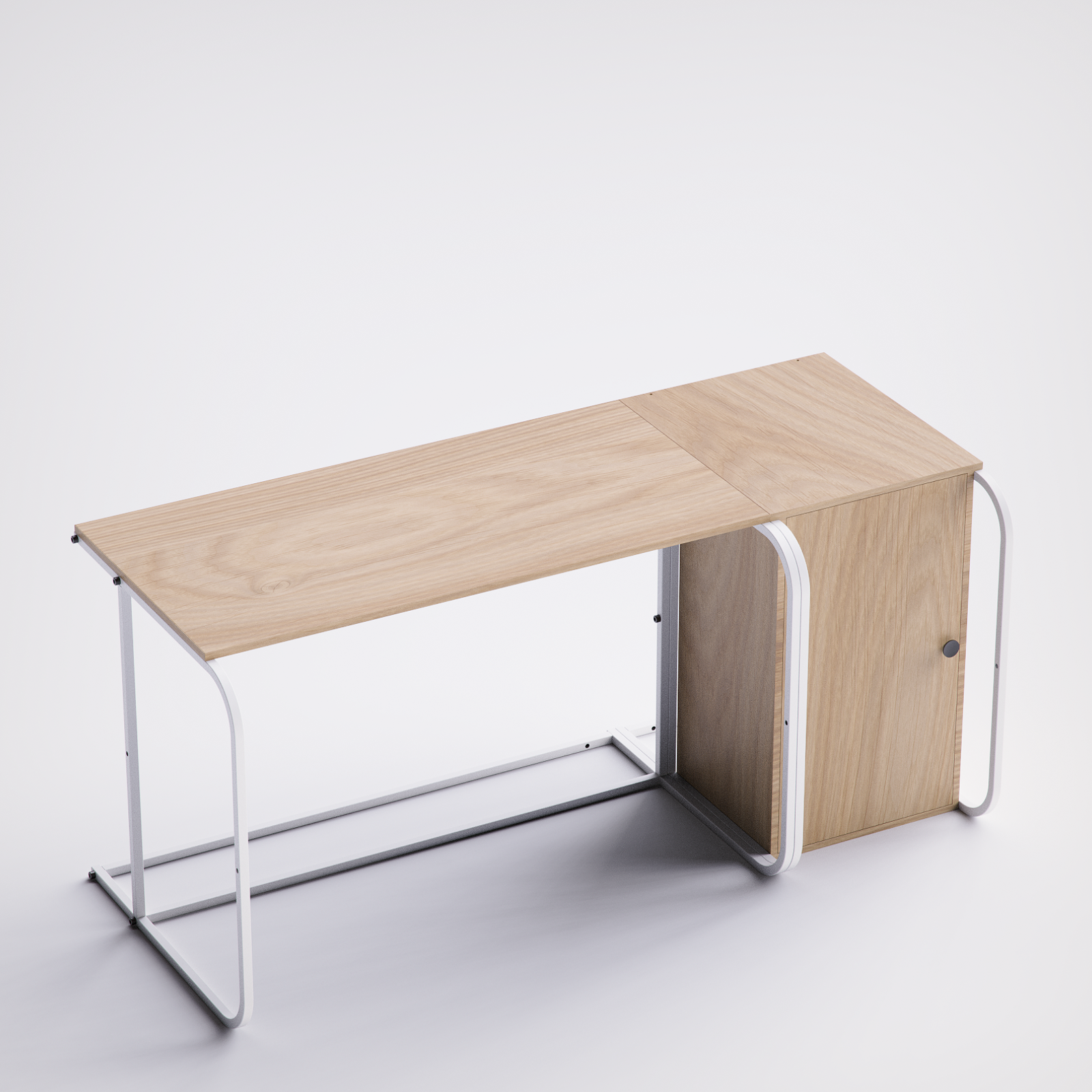 Swift Desk With Door Cabinet -SD5-WN