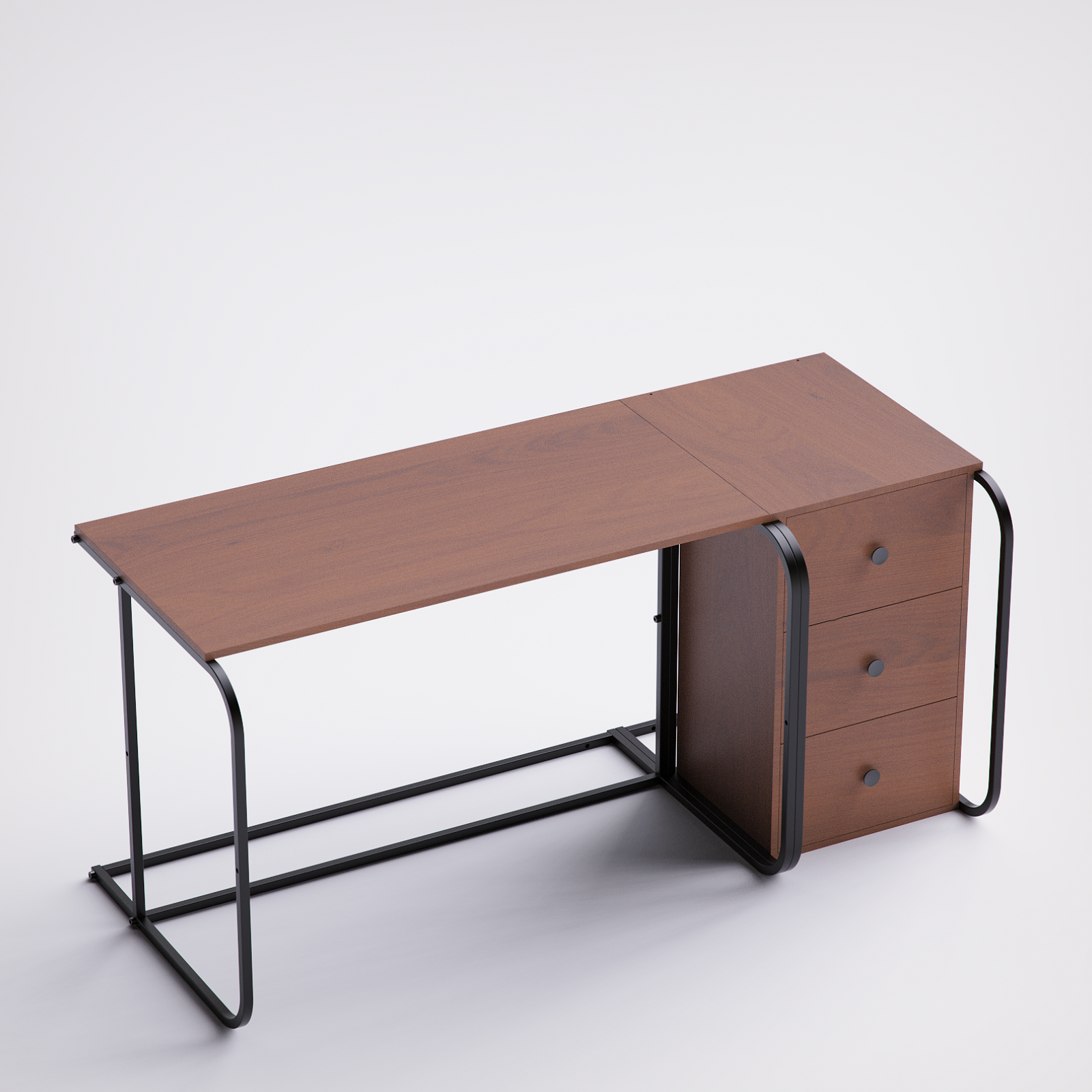 Swift Desk With Drawer Cabinet -SD4-BB