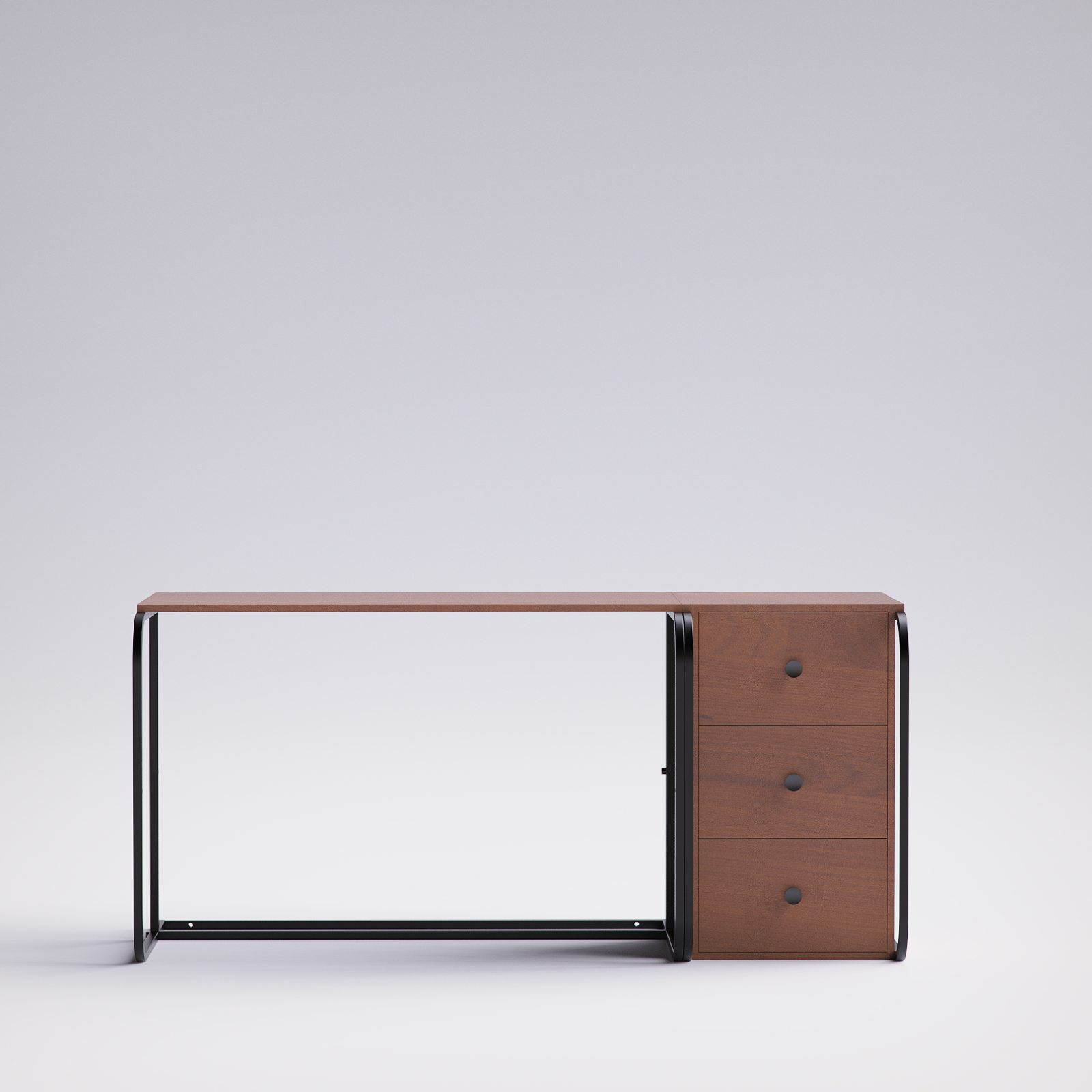 Swift Desk With Drawer Cabinet -SD4-BB