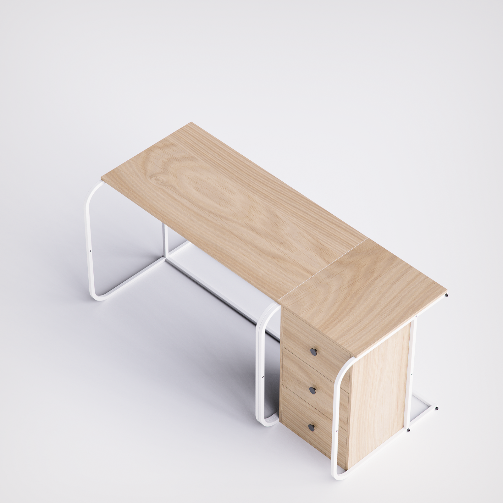 Swift Desk With Drawer Cabinet -SD4-WN