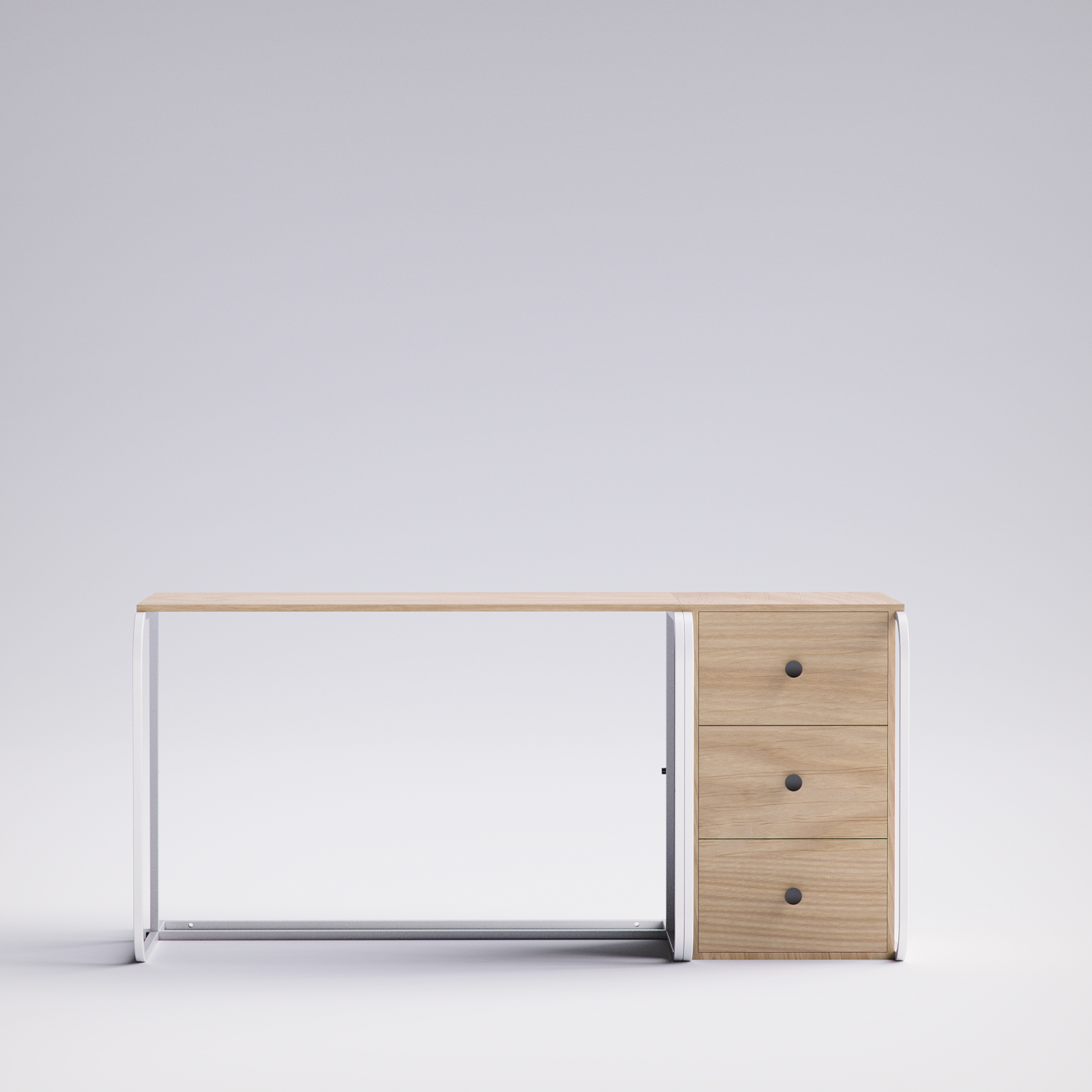 Swift Desk With Drawer Cabinet -SD4-WN