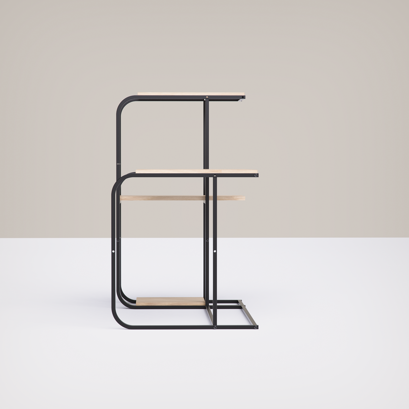 Swift Desk With High Shelving -SD3-BN