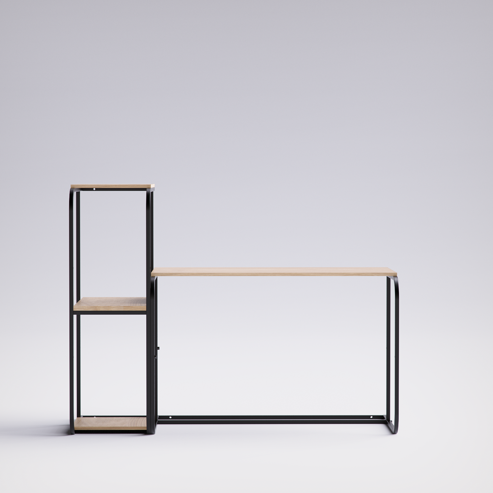 Swift Desk With High Shelving -SD3-BN