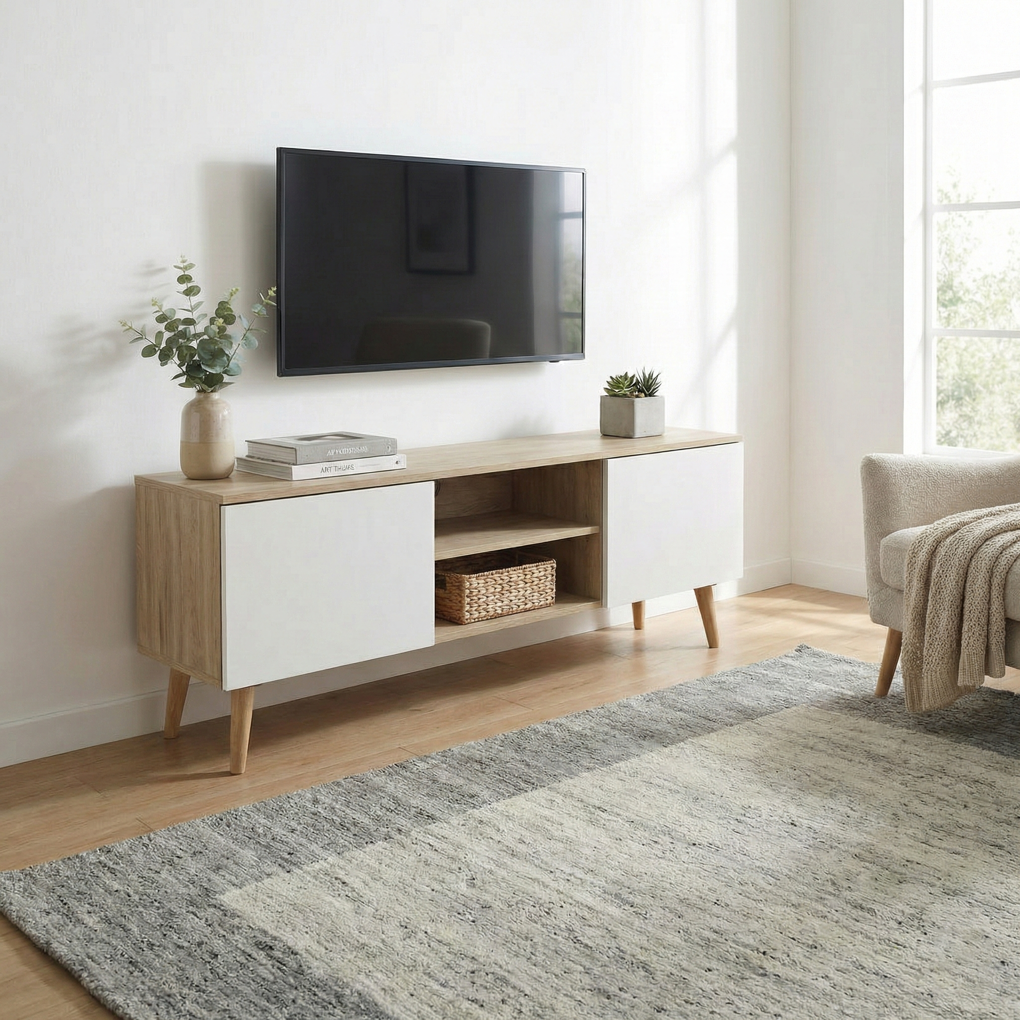 Swift TV Unit 120 cm Swift Tv 1-NW - ترابيزه تلفزيون