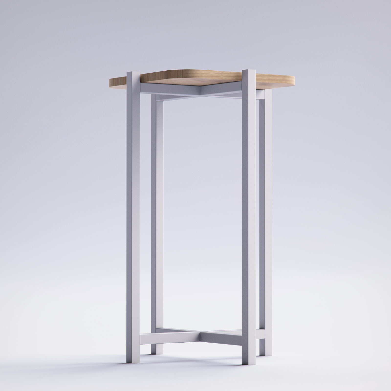 Urban Block Side Table  UBST-WN