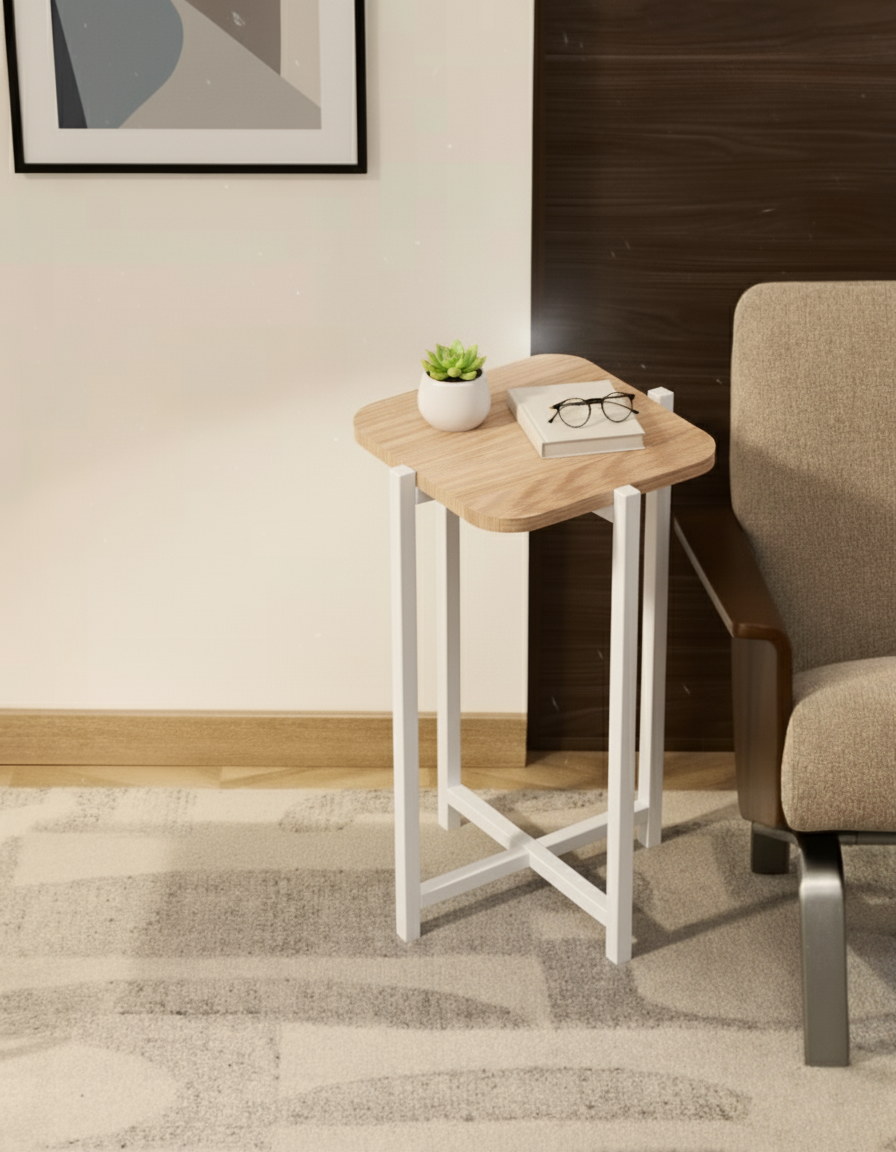 Urban Block Side Table  UBST-WN