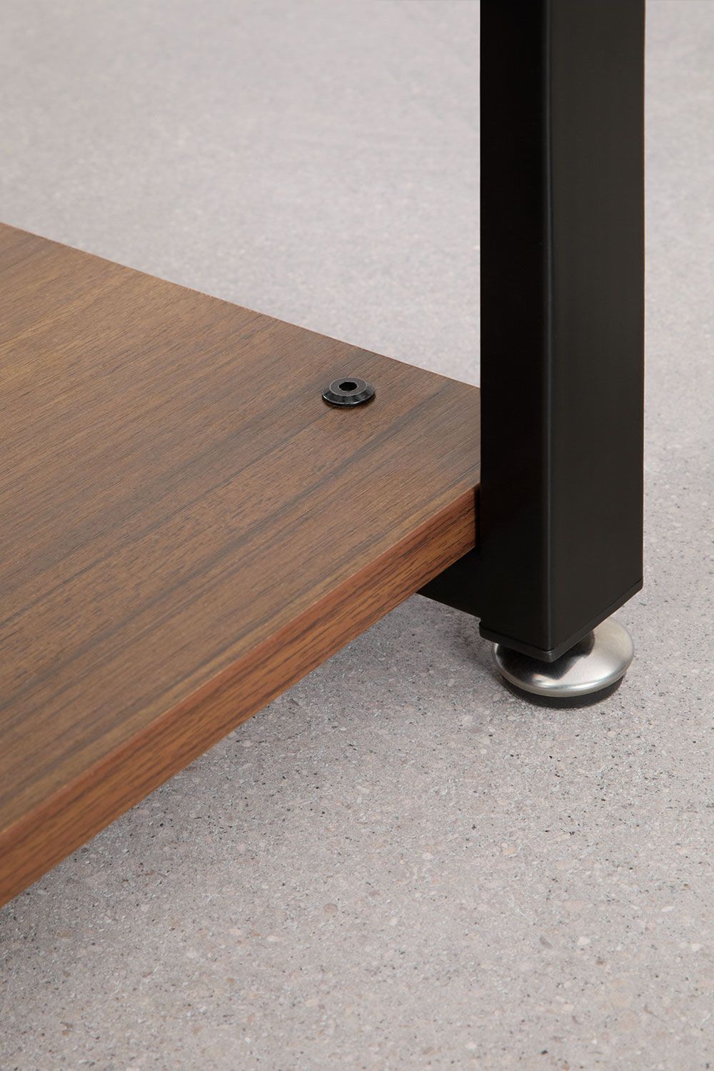 Urban Open Steel and Wood Wardrobe