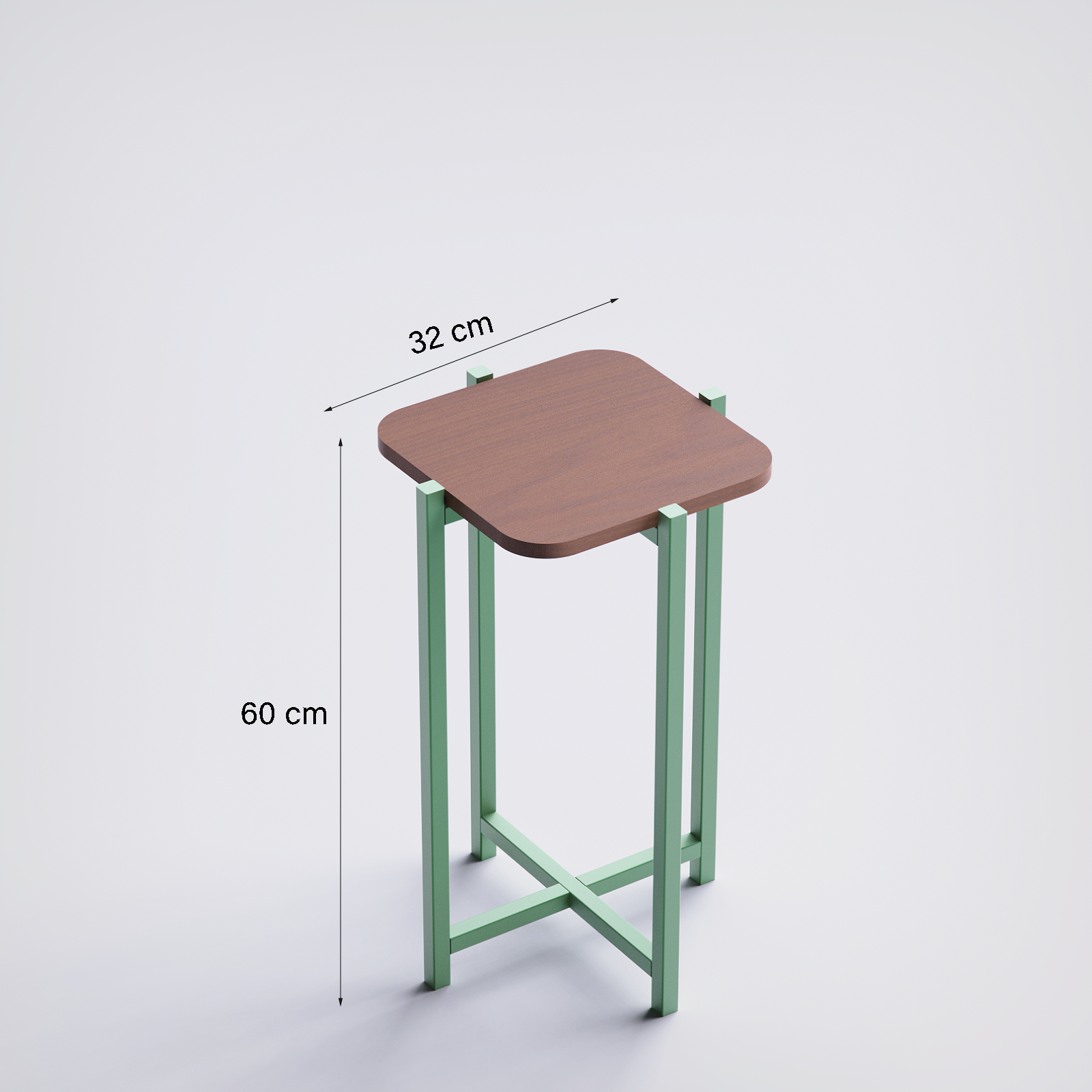 Urban Block Side Table  UBST-GN
