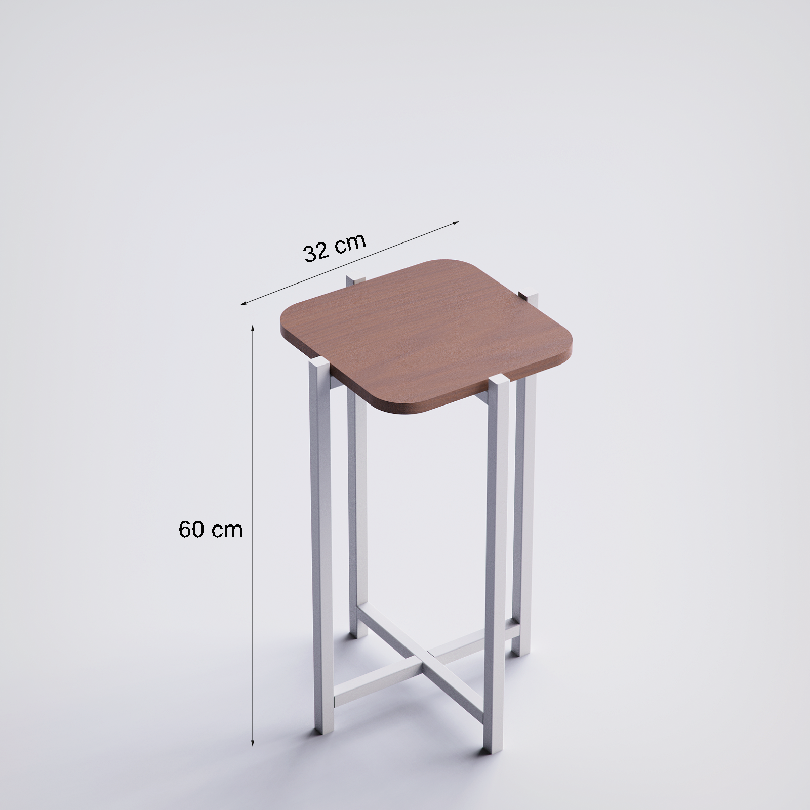 Urban Block Side Table  UBST-WB