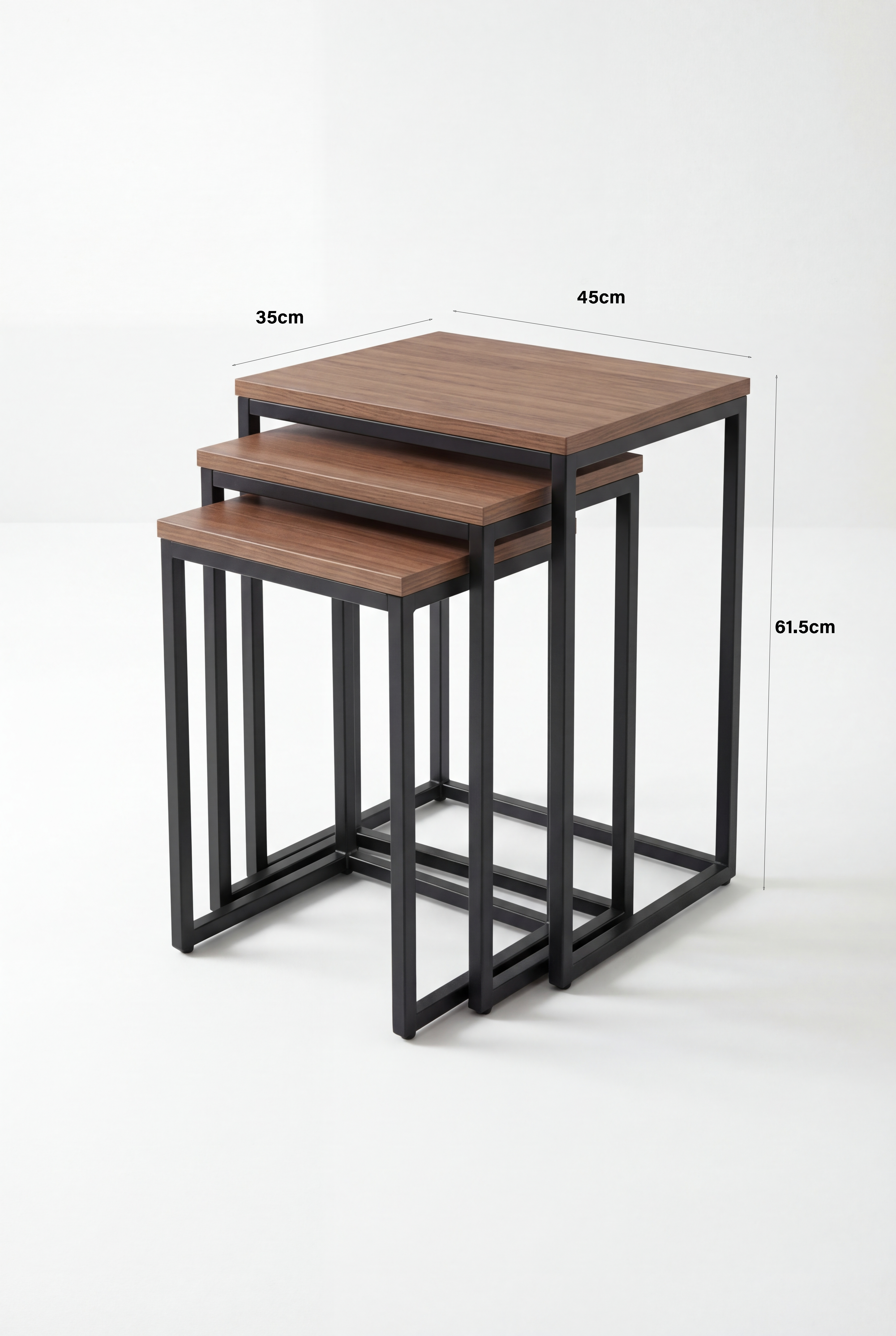 Kanso Nesting Side Tables KNS3-BN طقم متداخل