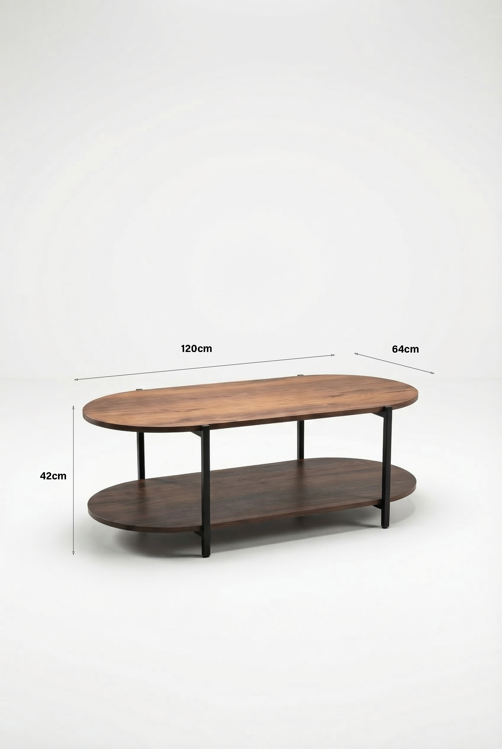 Urban Oval Duo Table UODT-BB